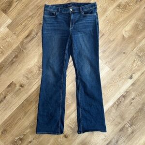 White House Black Market Dark Blue Boot Cut Jeans